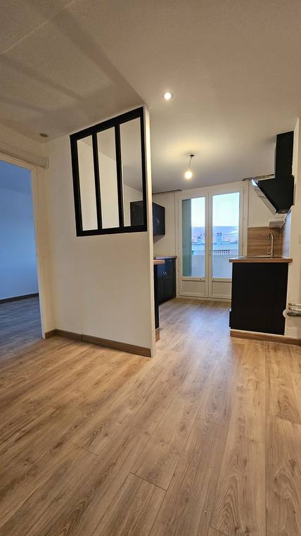 Séjour après rénovation locatif