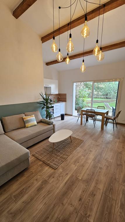 Séjour après rénovation locatif
