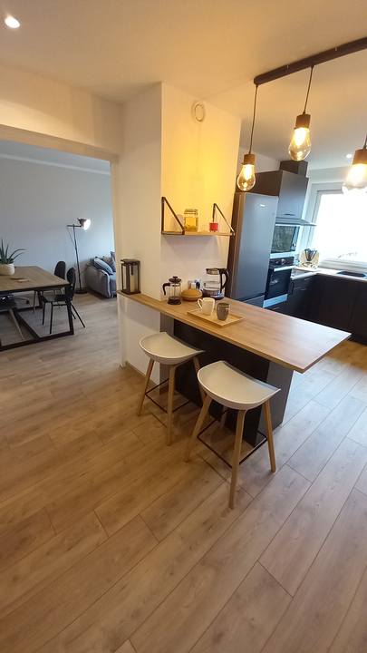 Espace de vie après rénovation